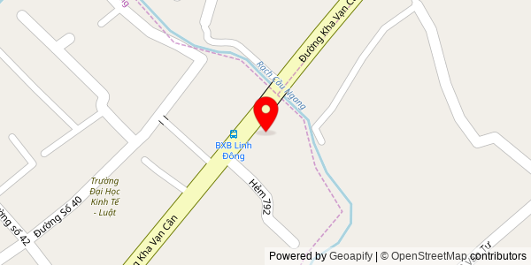 Map location for Lò Bánh Mì Cầu Ngang