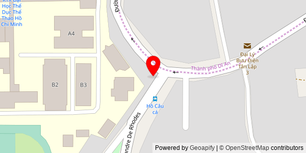 Map location for Lò Bánh mì cô Ngân