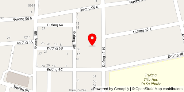 Map location for Lò Bánh Mì Hiếu Mập
