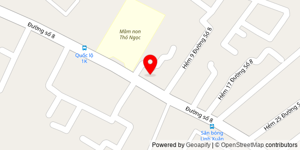 Map location for Lò Bánh Mì Hoàng Linh