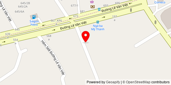 Map location for Lò Bánh Mì Hoàng Quân
