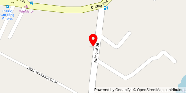 Map location for Lò Bánh Mì Minh Đức