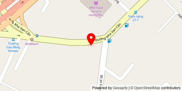 Map location for Lò Bánh Mì Ngọc Trân