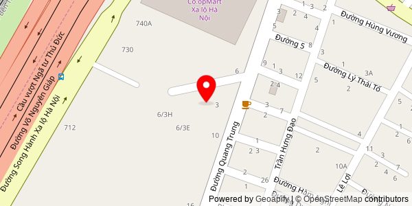 Map location for Lò Bánh Mì Ô-Mi