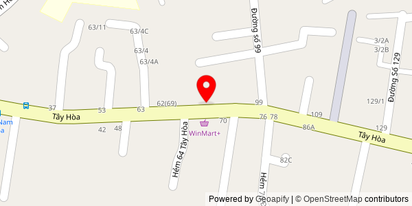 Map location for Lò Bánh Mì Phước Long