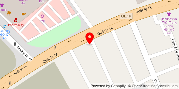 Map location for Lò Bánh Mì Phương Uyên