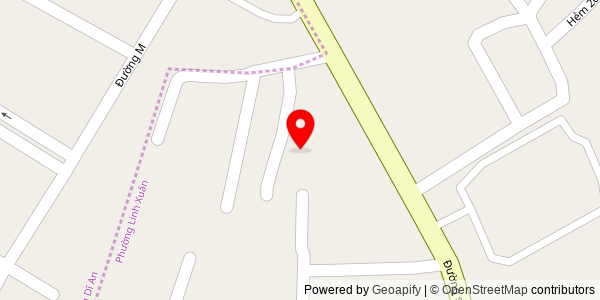 Map location for Lò Bánh Mì Sông Châu