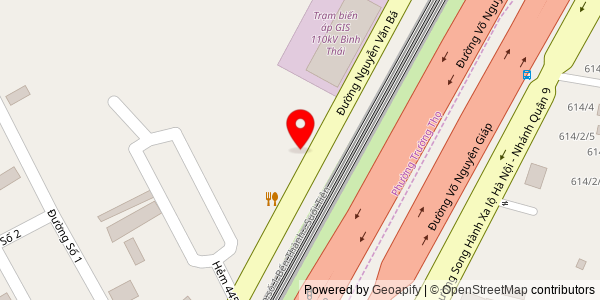 Map location for Lộ Bánh Mì Thành Lập