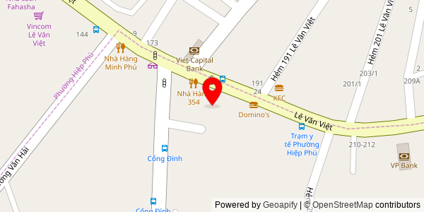 Map location for Lò Bánh Mì Thanh Sang Ii