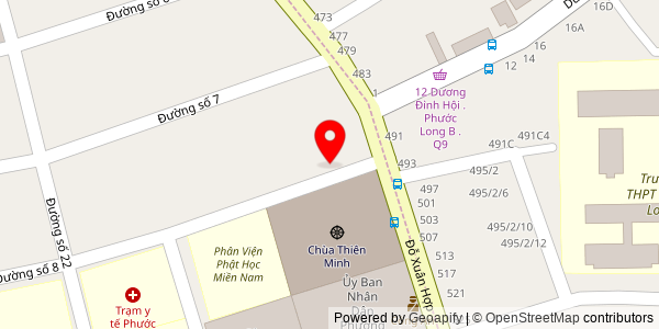 Map location for Lò Bánh Mì Thanh Sang