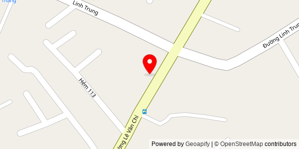 Map location for Lò Bánh Mì Thiên Long