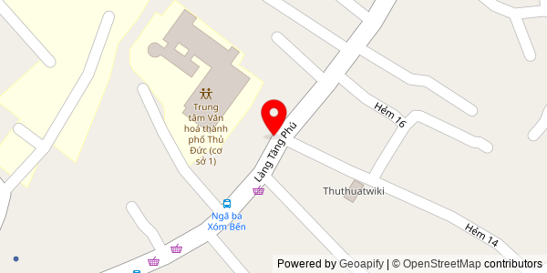 Map location for Lò bánh mì Thuận mập