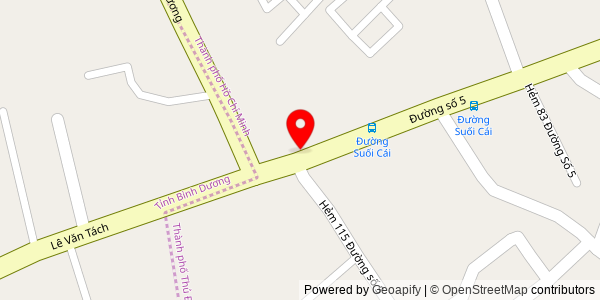 Map location for Lò Bánh Mì