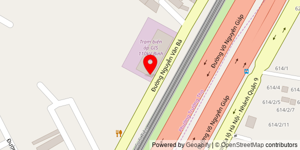 Map location for Lò Heo Quay - Lò Bánh Mì BÌNH 24H