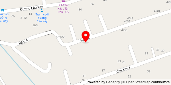 Map location for Ồ Mí - Bánh Mì Pate & Bún