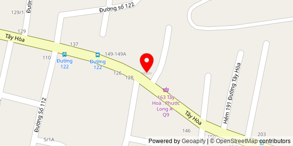 Map location for Tiệm Bánh Mì Bánh ngọt Bánh kem Danh Mập