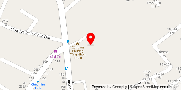 Map location for Tiệm Bánh Mì Hà Nội Thiên Đường