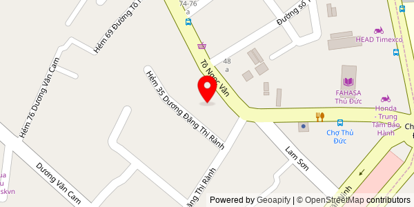 Map location for Tiệm bánh mì nướng Lạng Sơn