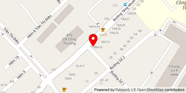 Map location for Trà sữa MIN - Xôi mặn bánh mì
