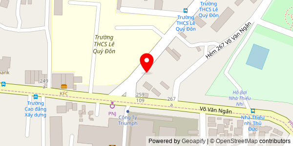 Map location for Tuyền Ký - Cơ sở sản xuất bánh mì
