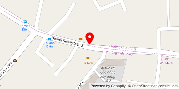 Map location for Xe bánh mì Bình Định